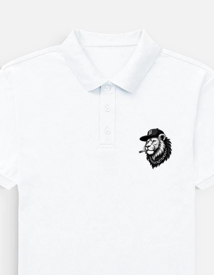 Polo with Gangster Lion Logo - VIVA ENTERPRISES 