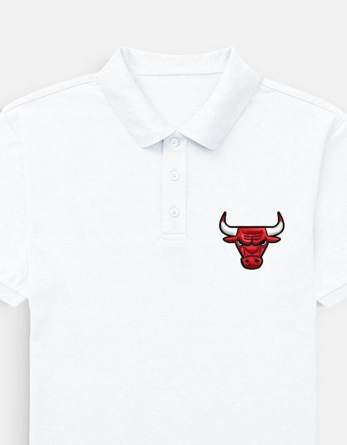 The Crimson Charging Bull Polo – Red & Black Premium - VIVA ENTERPRISES 