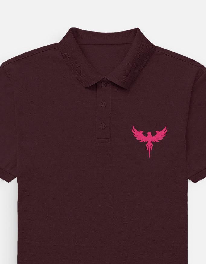 The Crimson Rebirth Polo – Pink Phoenix Premium - VIVA ENTERPRISES 