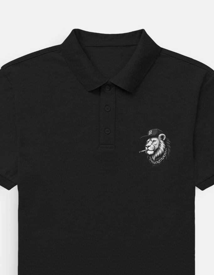 Polo with Gangster Lion Logo - VIVA ENTERPRISES 