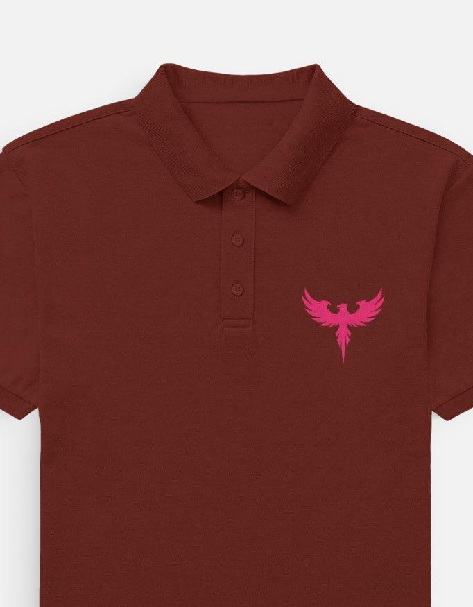 The Crimson Rebirth Polo – Pink Phoenix Premium - VIVA ENTERPRISES 