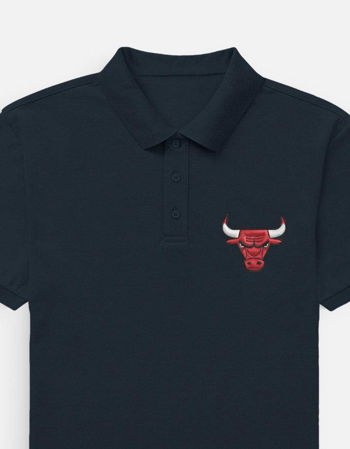 The Crimson Charging Bull Polo – Red & Black Premium - VIVA ENTERPRISES 